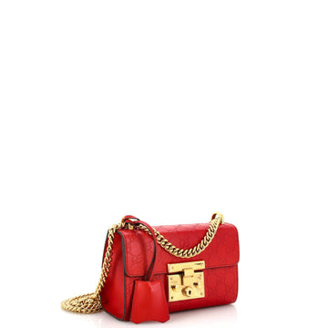 Padlock Shoulder Bag Guccissima Leather Small