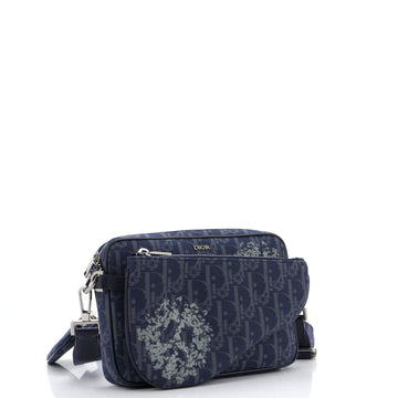 Dior Tears Saddle Triple Pouch Oblique Canvas