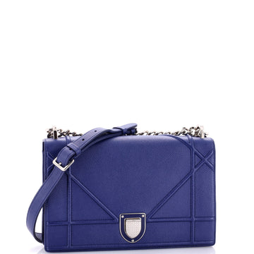 Diorama Flap Bag Grained Calfskin Small