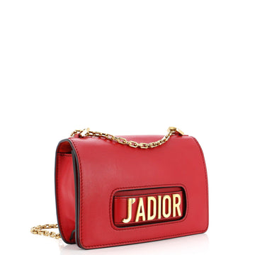 J'adior Flap Bag Leather Medium