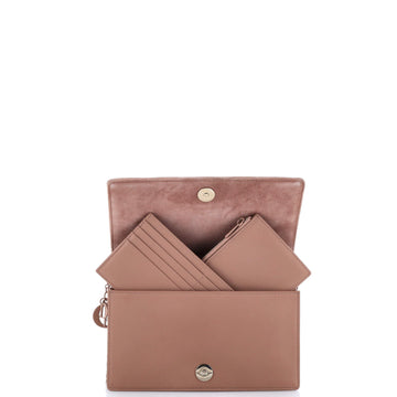 Ultra Matte Lady Dior Wallet On Chain Pouch Cannage Quilt Calfskin Long