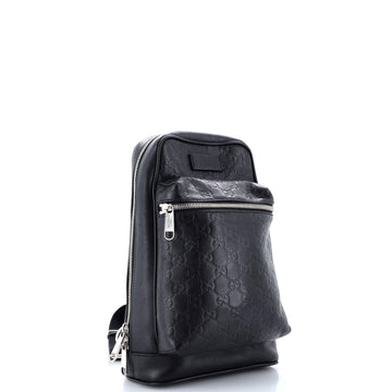 Signature Slim Crossbody Bag Guccissima Leather Small