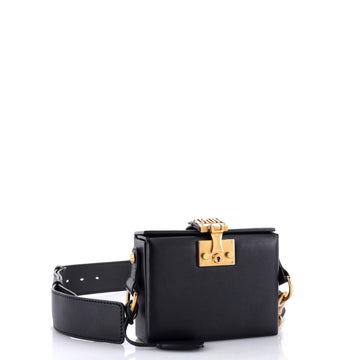 Dioraddict Lockbox Bag Leather Small