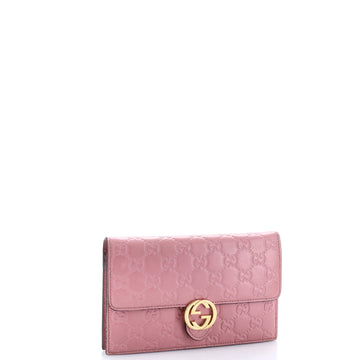 Icon Wallet On Chain Guccissima Leather