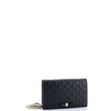 Signature Wallet On Chain Guccissima Leather