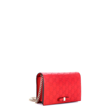 Signature Wallet On Chain Guccissima Leather