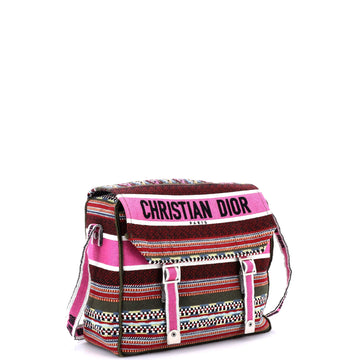 Diorcamp Messenger Bag Embroidered Canvas