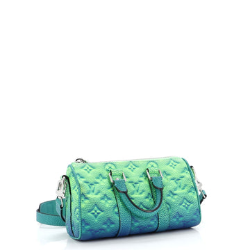 Keepall Bandouliere Bag Limited Edition Illusion Monogram Taurillon Leather Xs
