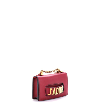 J'adior Flap Bag Leather Mini