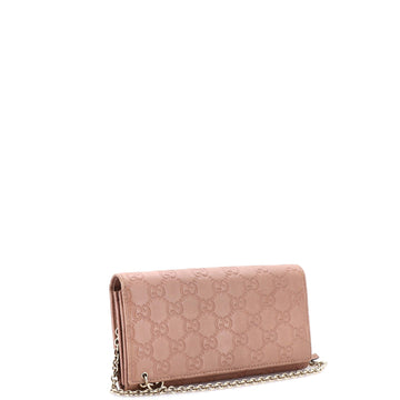 Signature Wallet On Chain Guccissima Leather