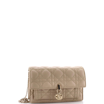 Miss Dior Charms Chain Pouch Cannage Quilt Lambskin
