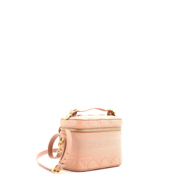 Diortravel Convertible Vanity Case Cannage Quilt Lambskin Small