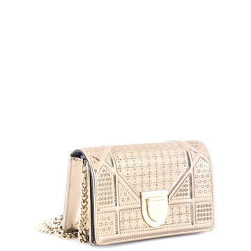 Diorama Flap Bag Cannage Embossed Calfskin Baby