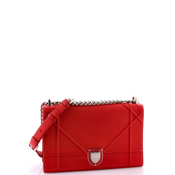 Diorama Flap Bag Grained Calfskin Medium