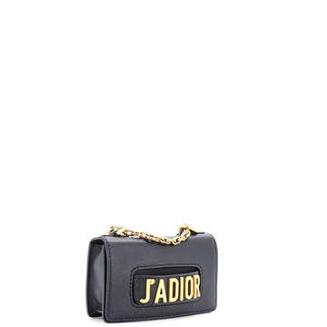 J'adior Flap Bag Leather Mini