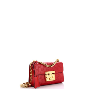 Padlock Shoulder Bag Guccissima Leather Small