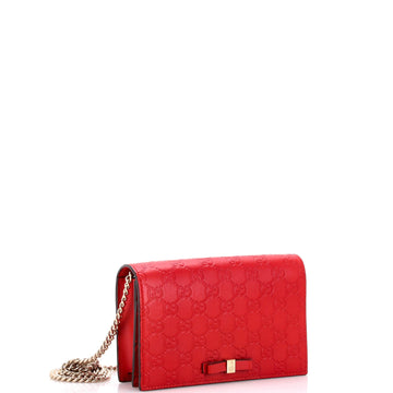 Signature Wallet On Chain Guccissima Leather