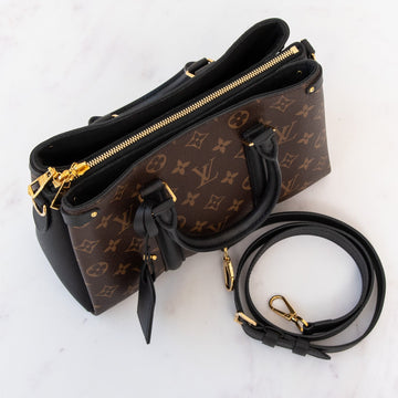 Louis Vuitton Monogram Soufflot Bb Black Bag