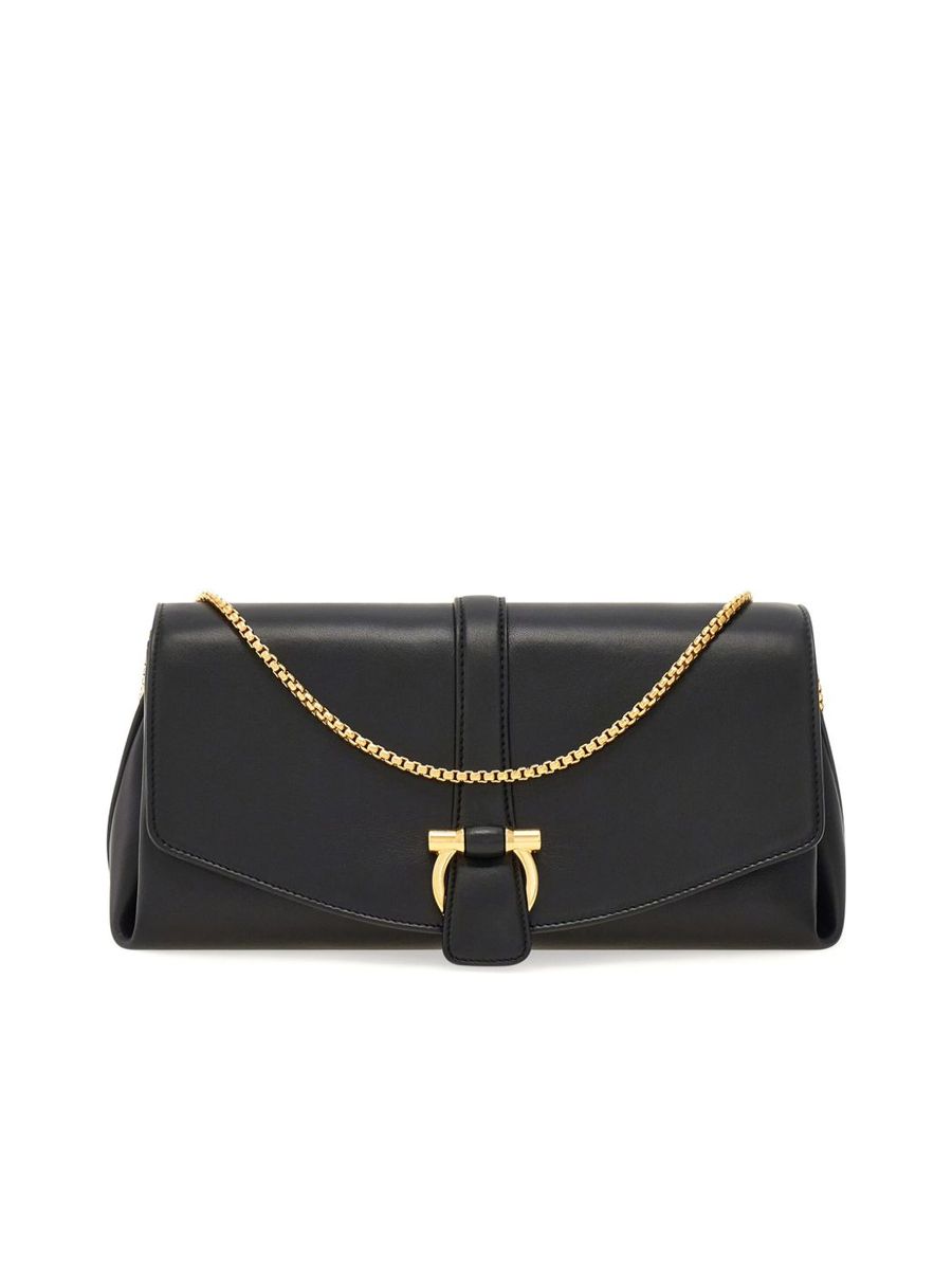 Gancini Buckle Shoulder Bag