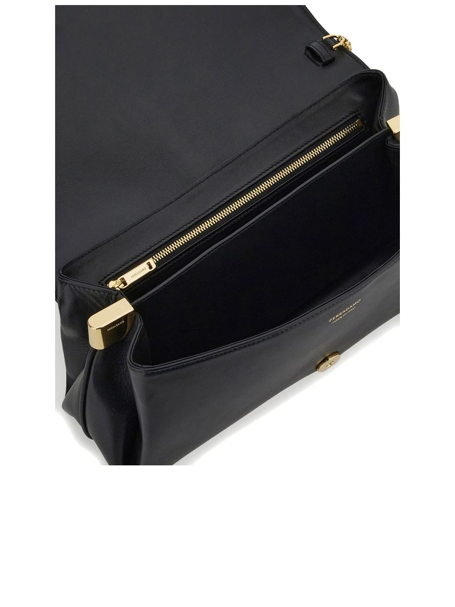 Gancini Buckle Shoulder Bag