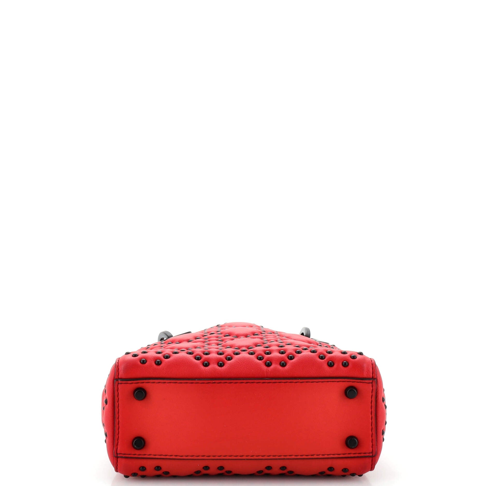 Lady Dior Chain Bag Cannage Studded Calfskin Mini