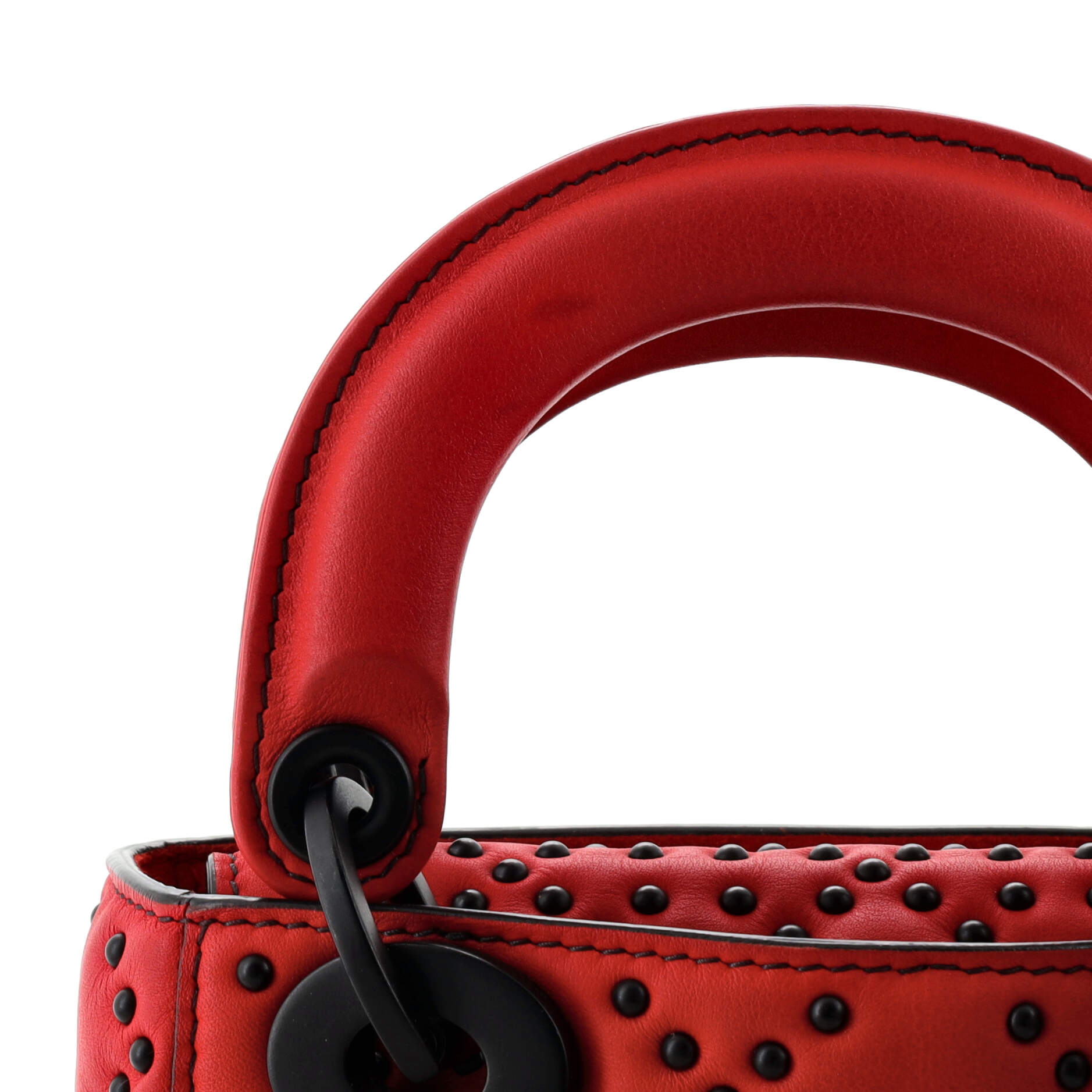 Lady Dior Chain Bag Cannage Studded Calfskin Mini