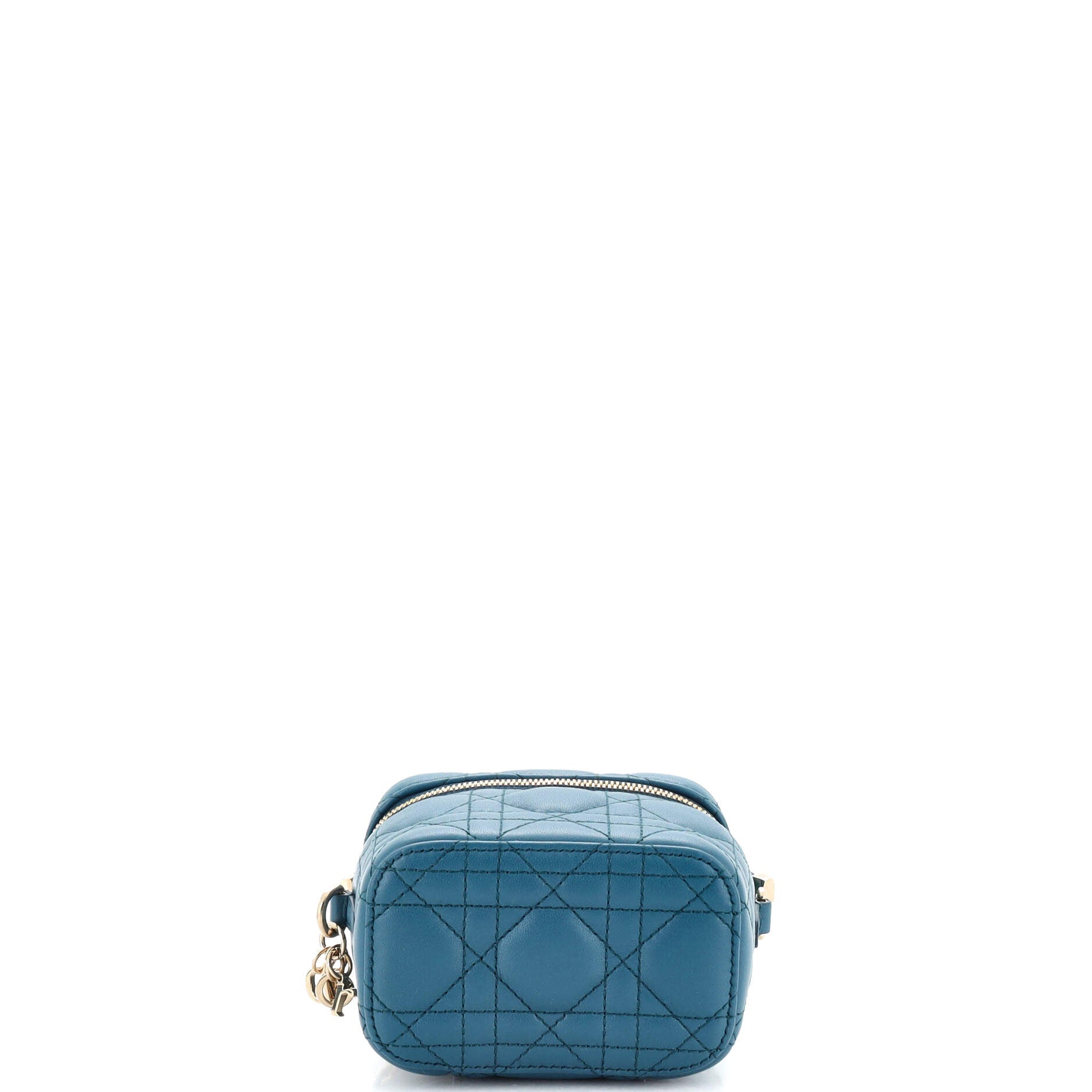Lady Dior Vanity Case Cannage Quilt Lambskin Micro