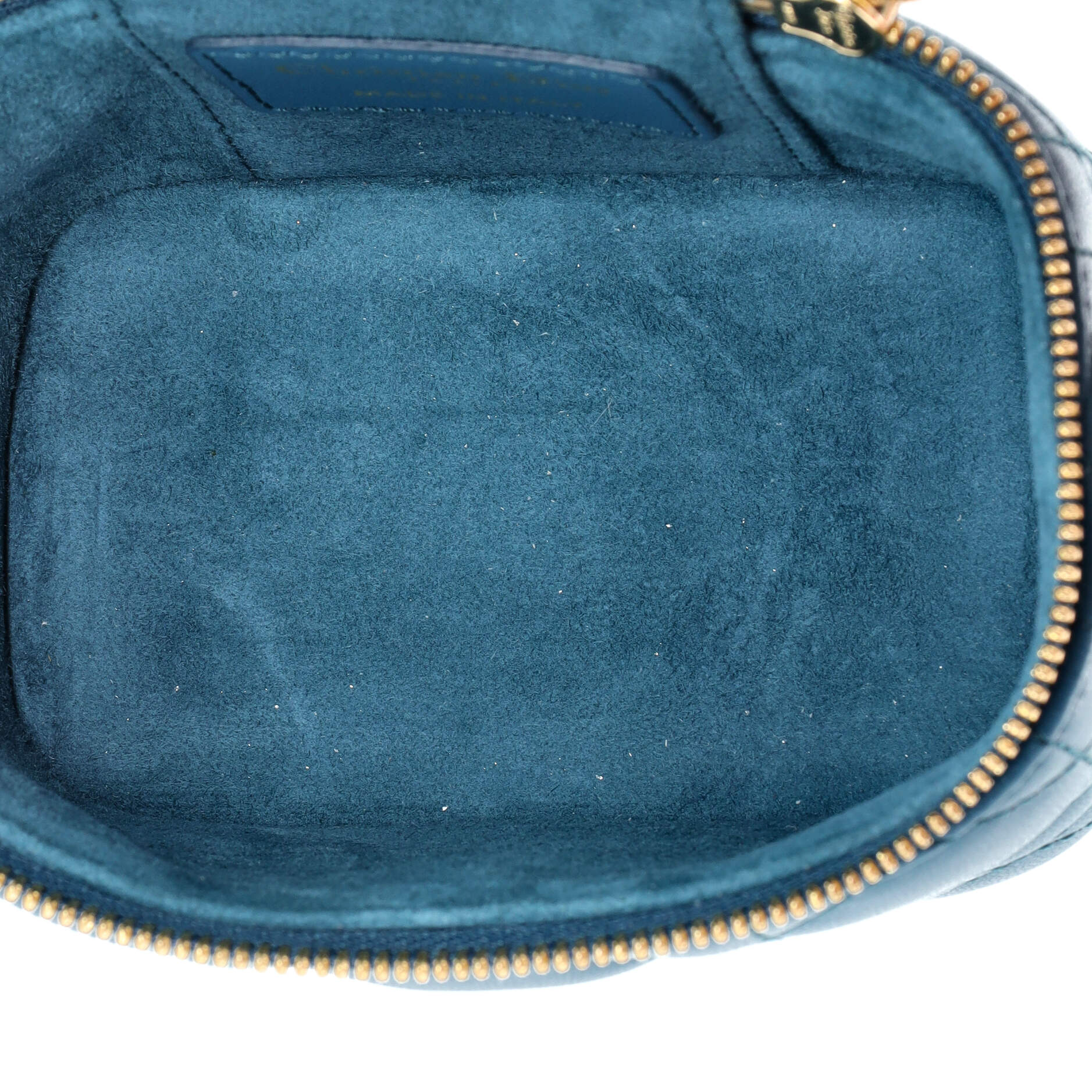 Lady Dior Vanity Case Cannage Quilt Lambskin Micro