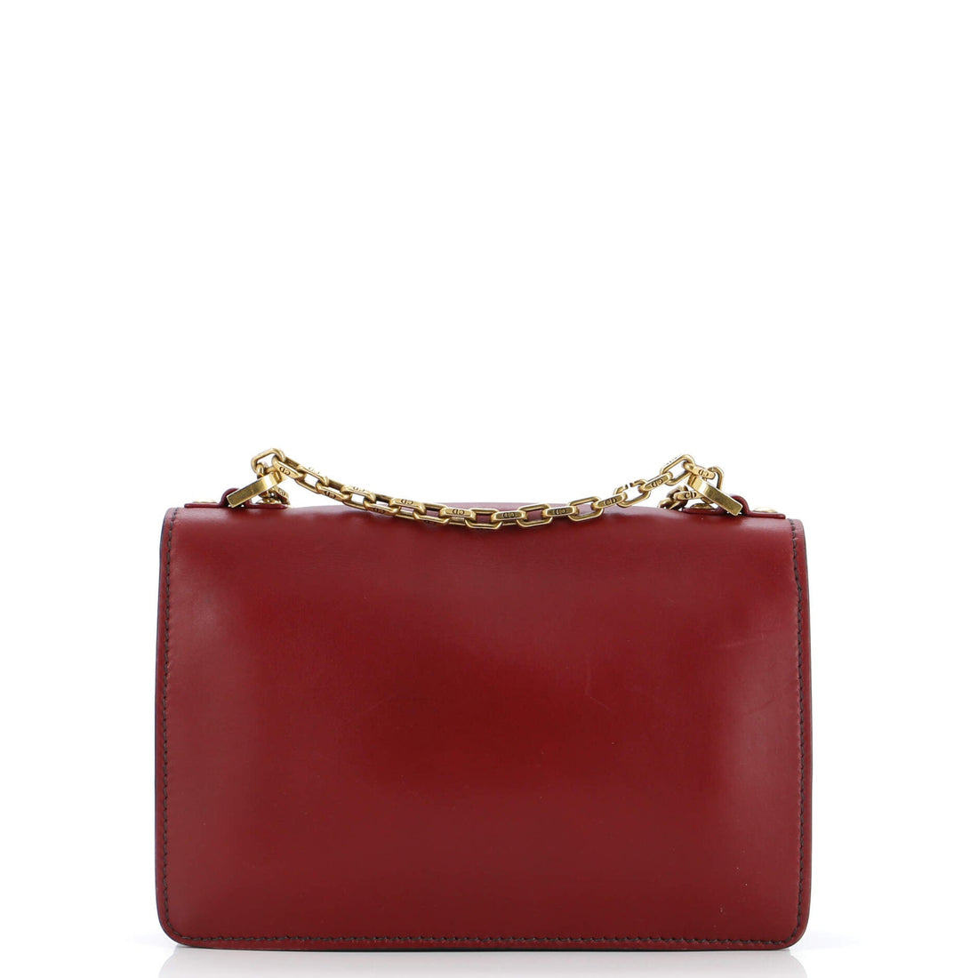 J'adior Flap Bag Leather Medium