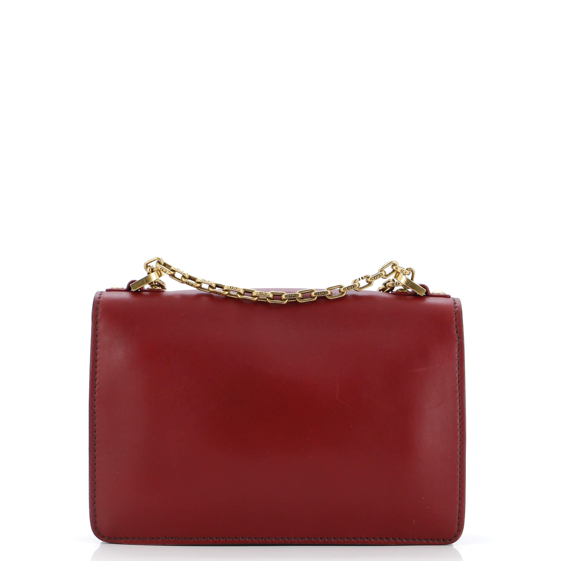 J'adior Flap Bag Leather Medium