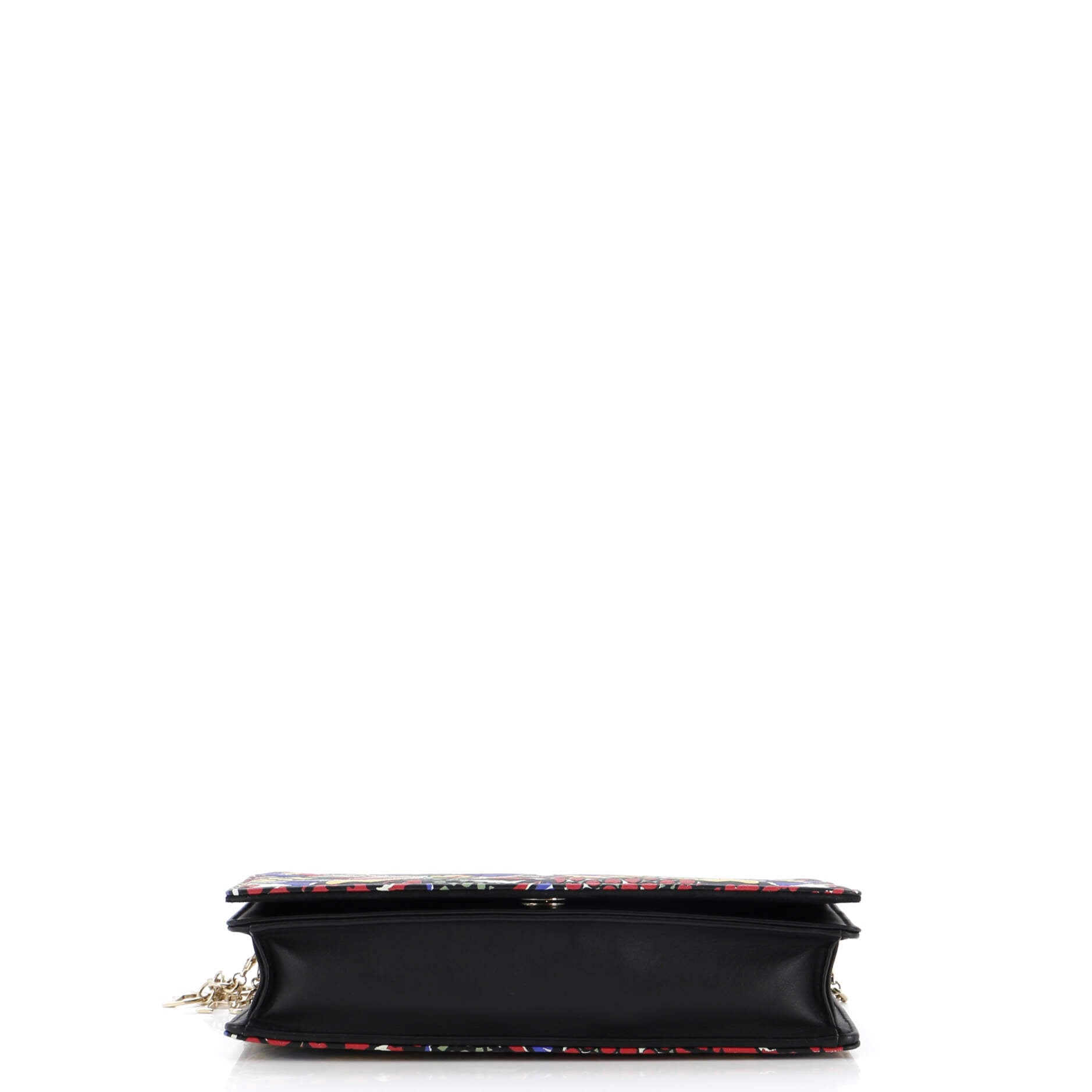Lady Dior Wallet On Chain Pouch Printed Leather