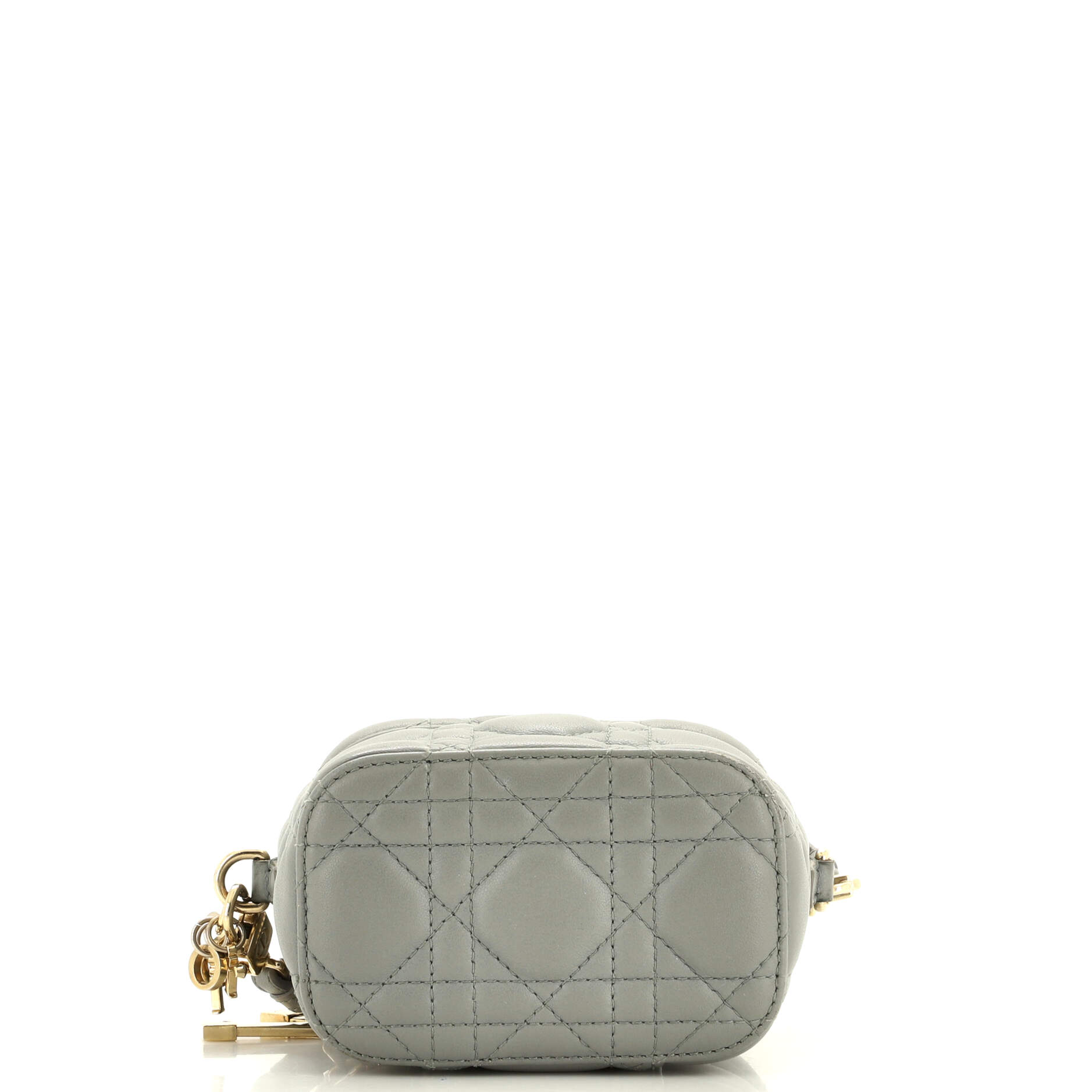 Lady Dior Vanity Case Cannage Quilt Lambskin Micro