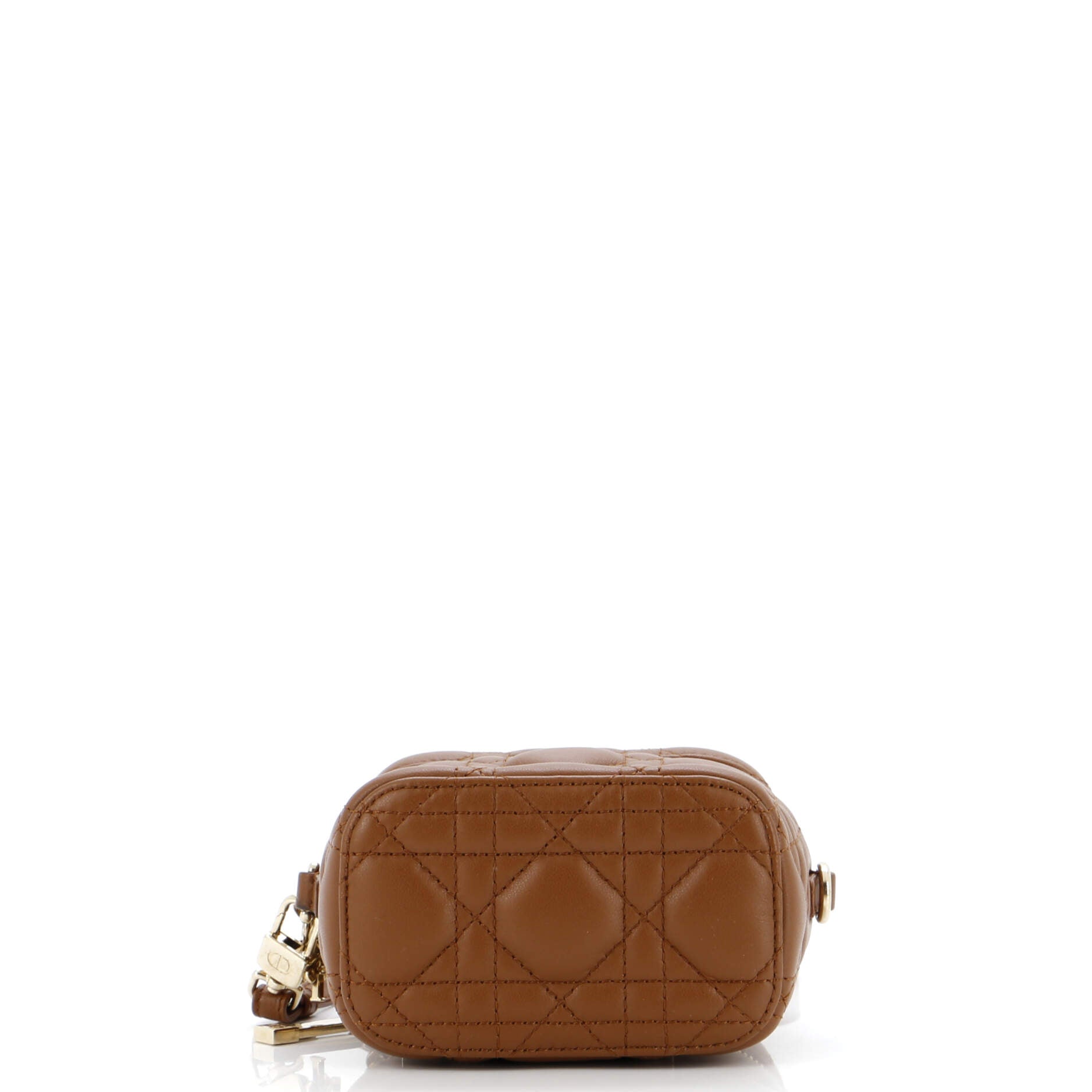 Lady Dior Vanity Case Cannage Quilt Lambskin Micro