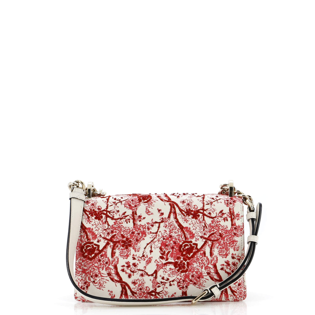 Toile De Jouy Diorama Flap Bag Printed Embroidered Leather Small