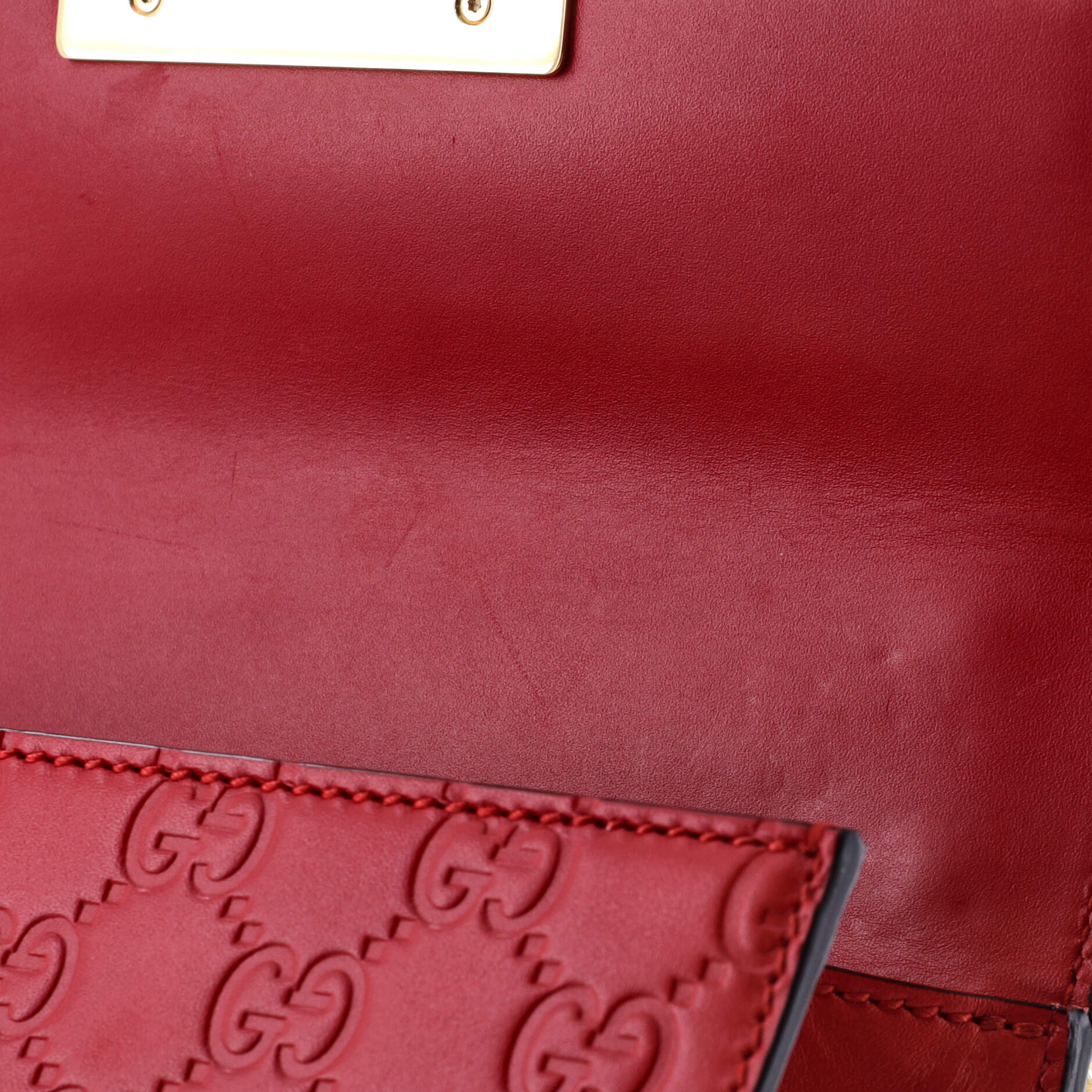 Padlock Shoulder Bag Guccissima Leather Small