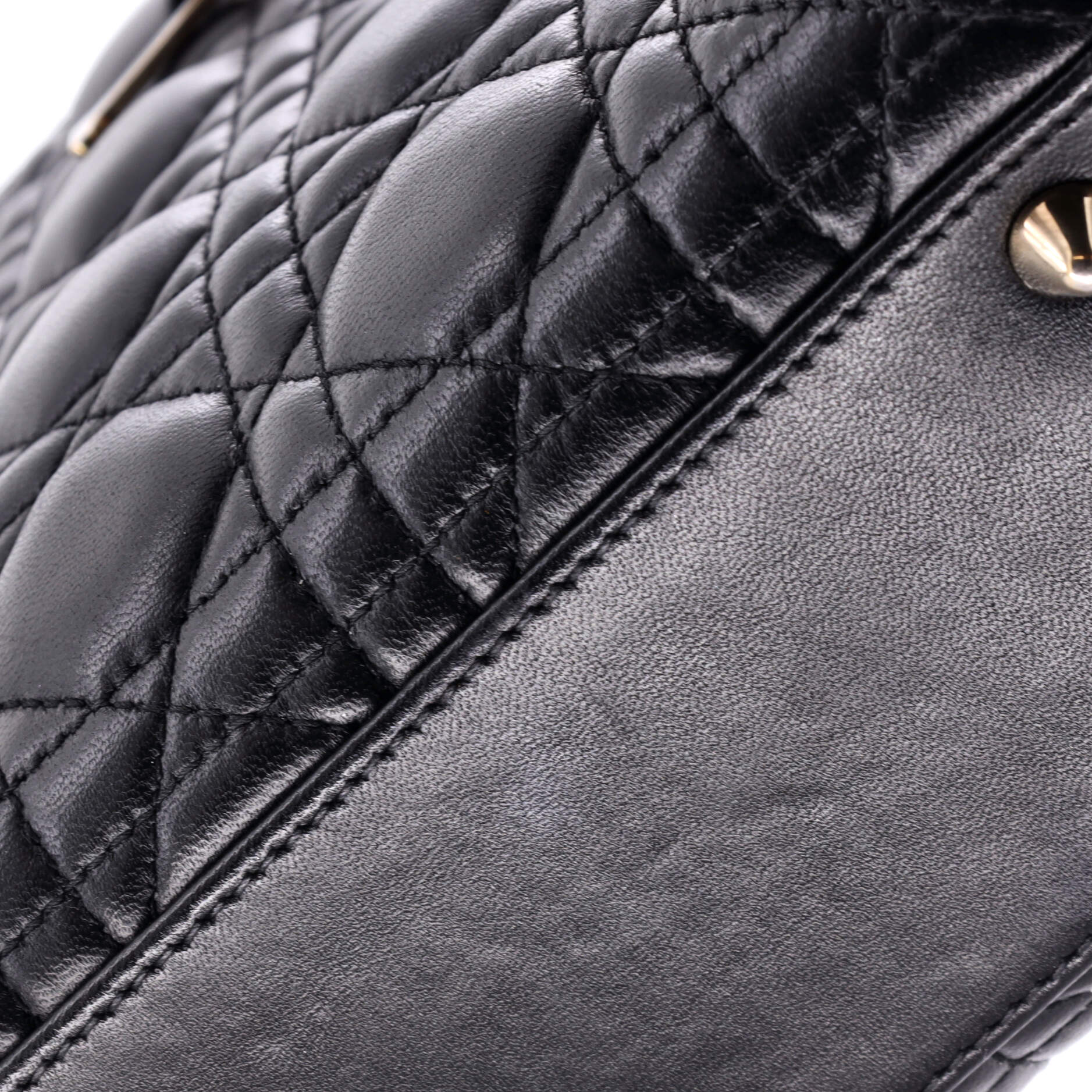 My Abcdior Lady Dior Bag Cannage Quilt Lambskin
