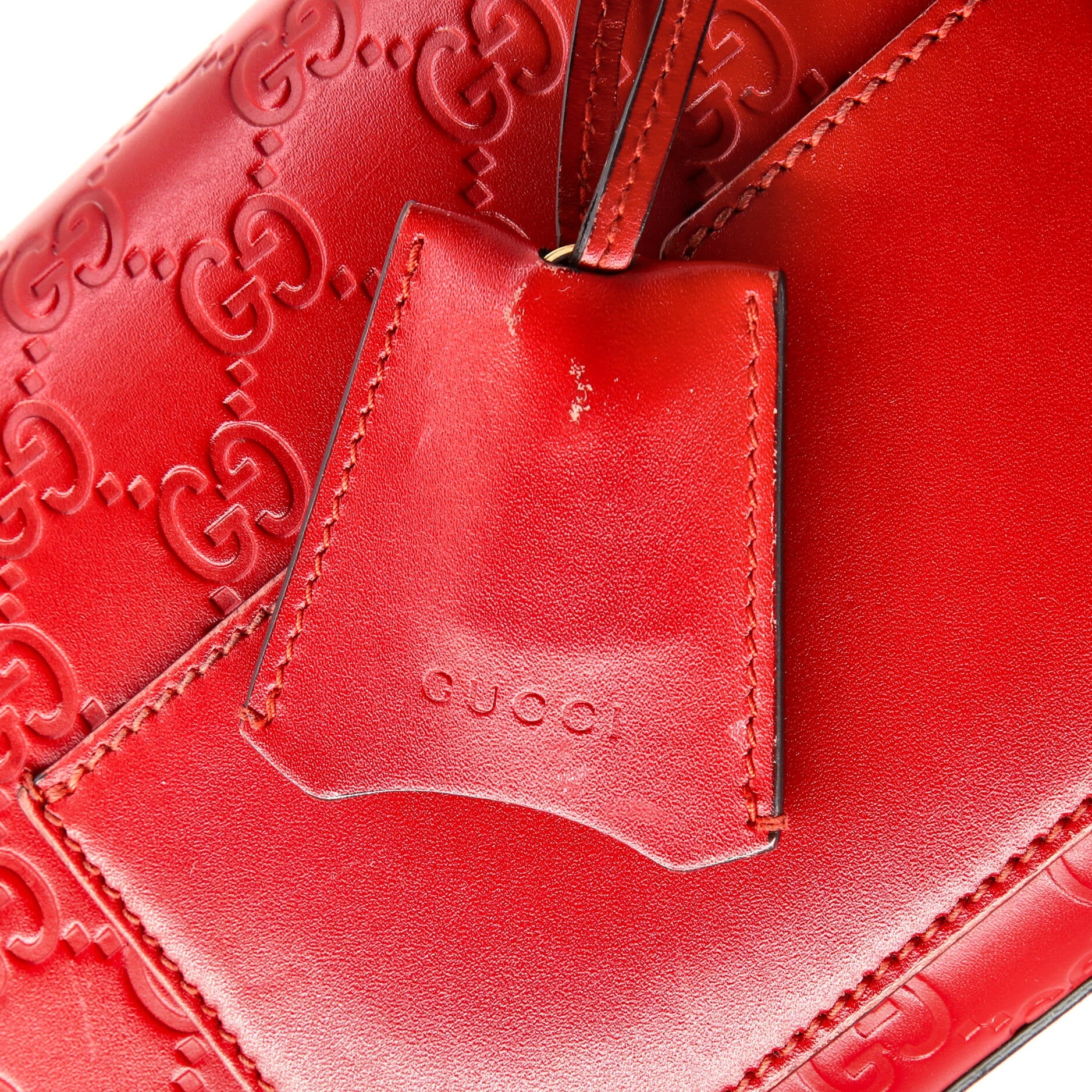 Padlock Shoulder Bag Guccissima Leather Small