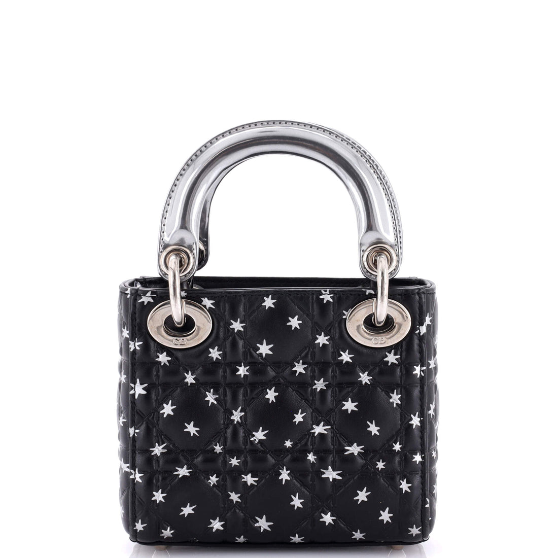 Lady Dior Bag Star Print Cannage Quilt Lambskin Mini