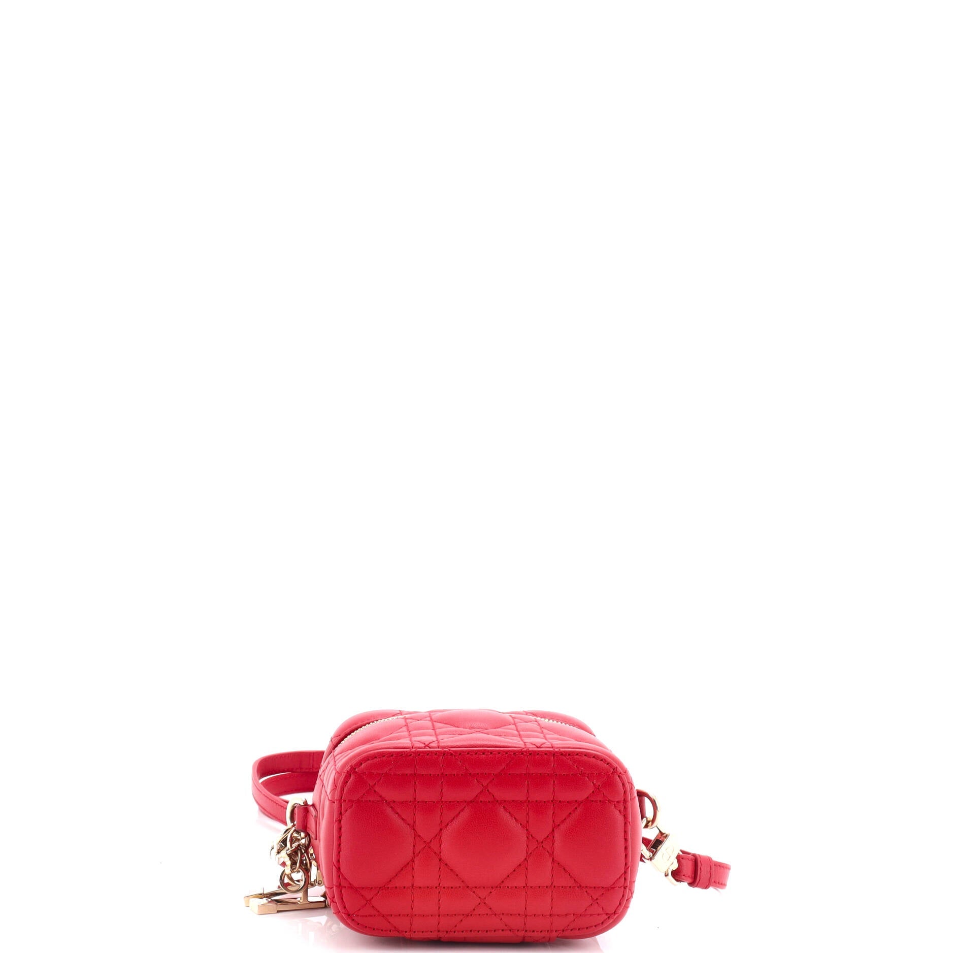 Lady Dior Vanity Case Cannage Quilt Lambskin Micro