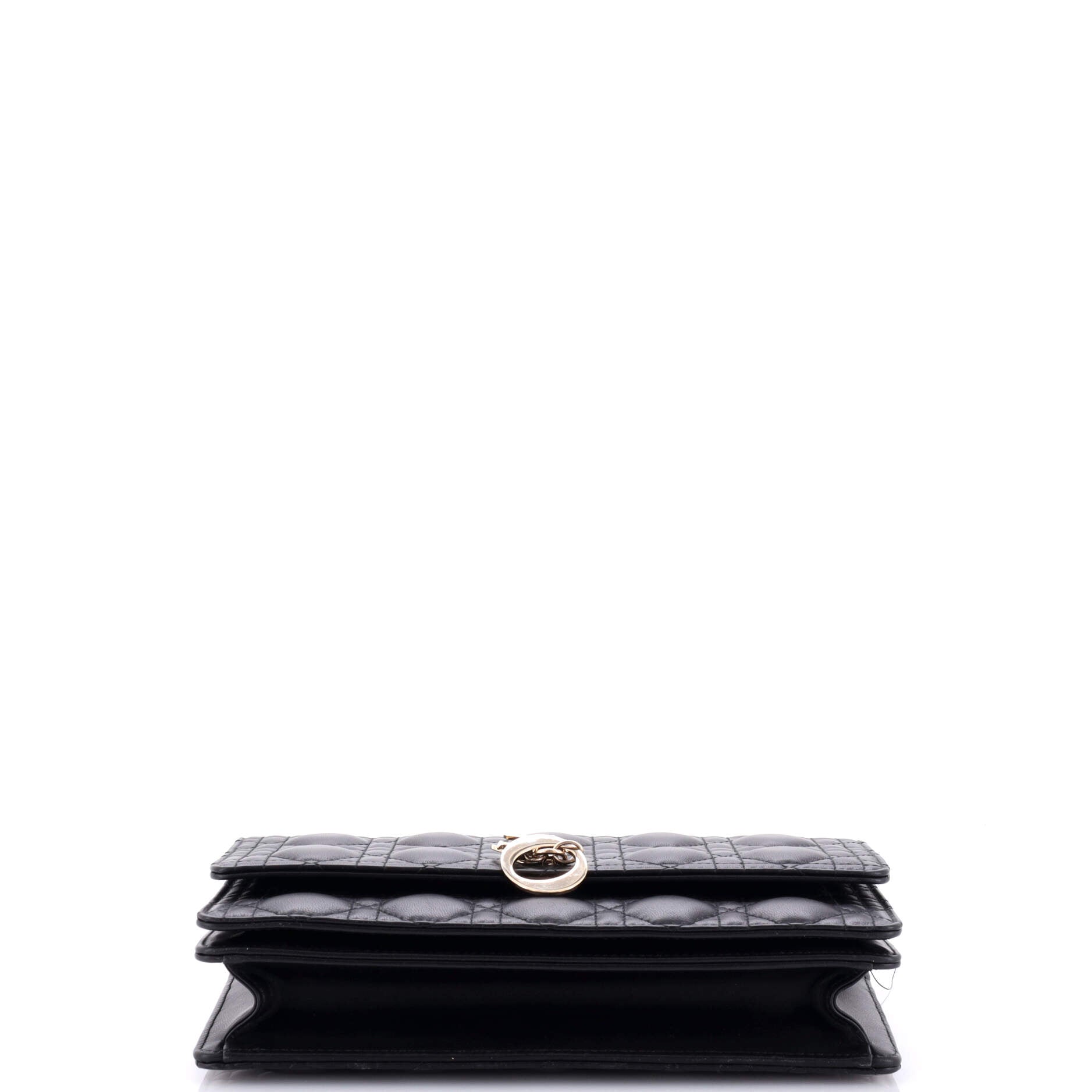 My Dior Top Handle Flap Bag Cannage Quilt Lambskin Small