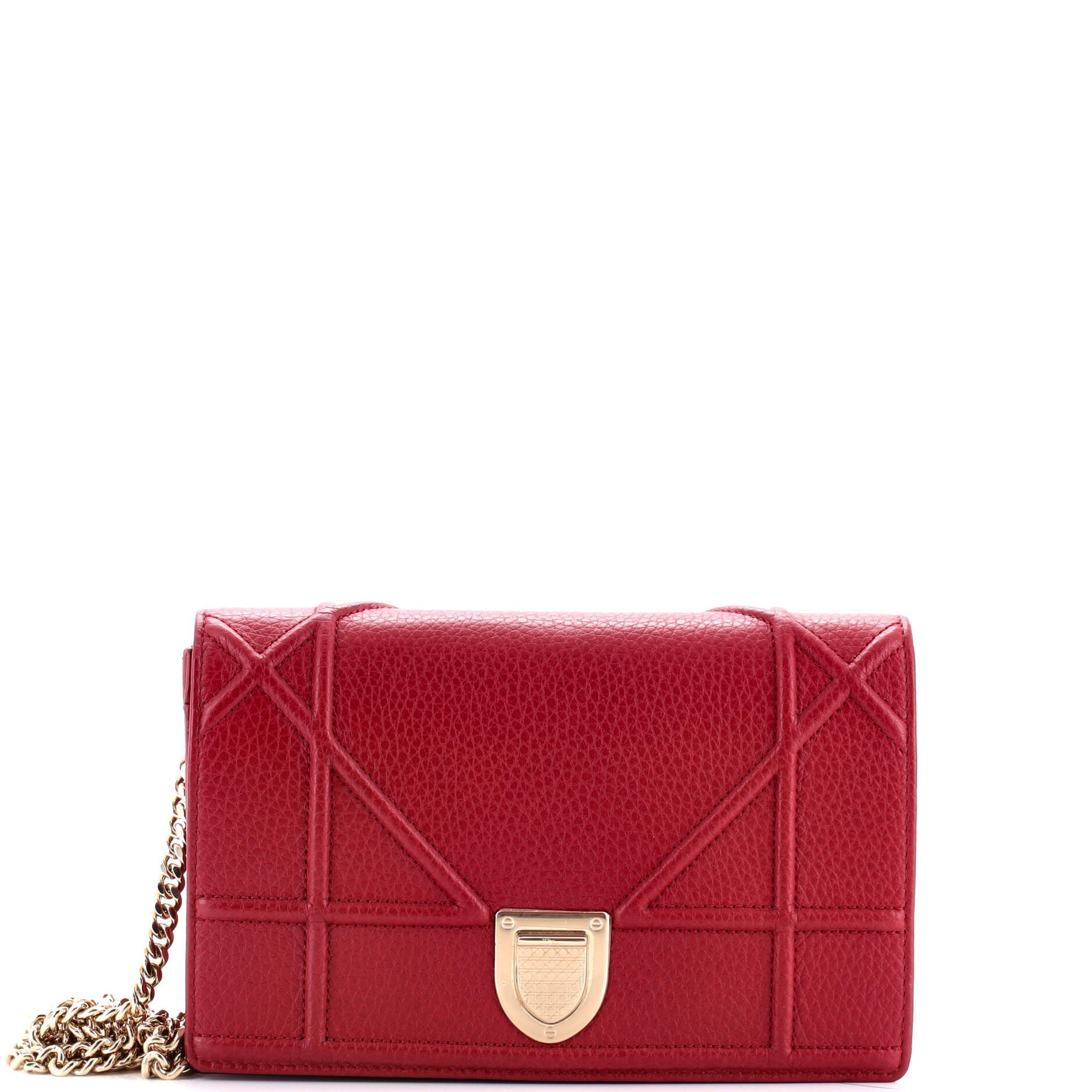Diorama Wallet On Chain Leather
