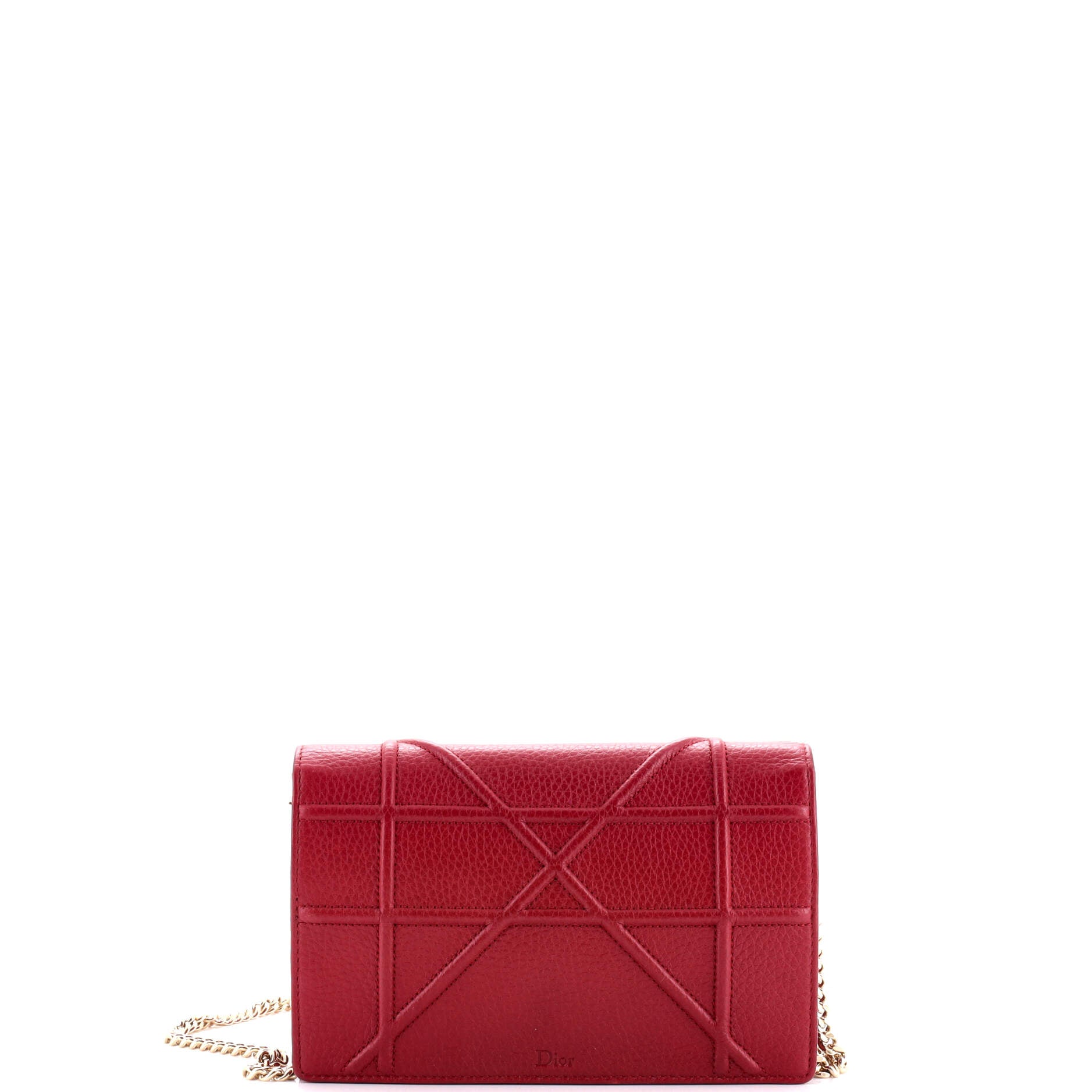 Diorama Wallet On Chain Leather