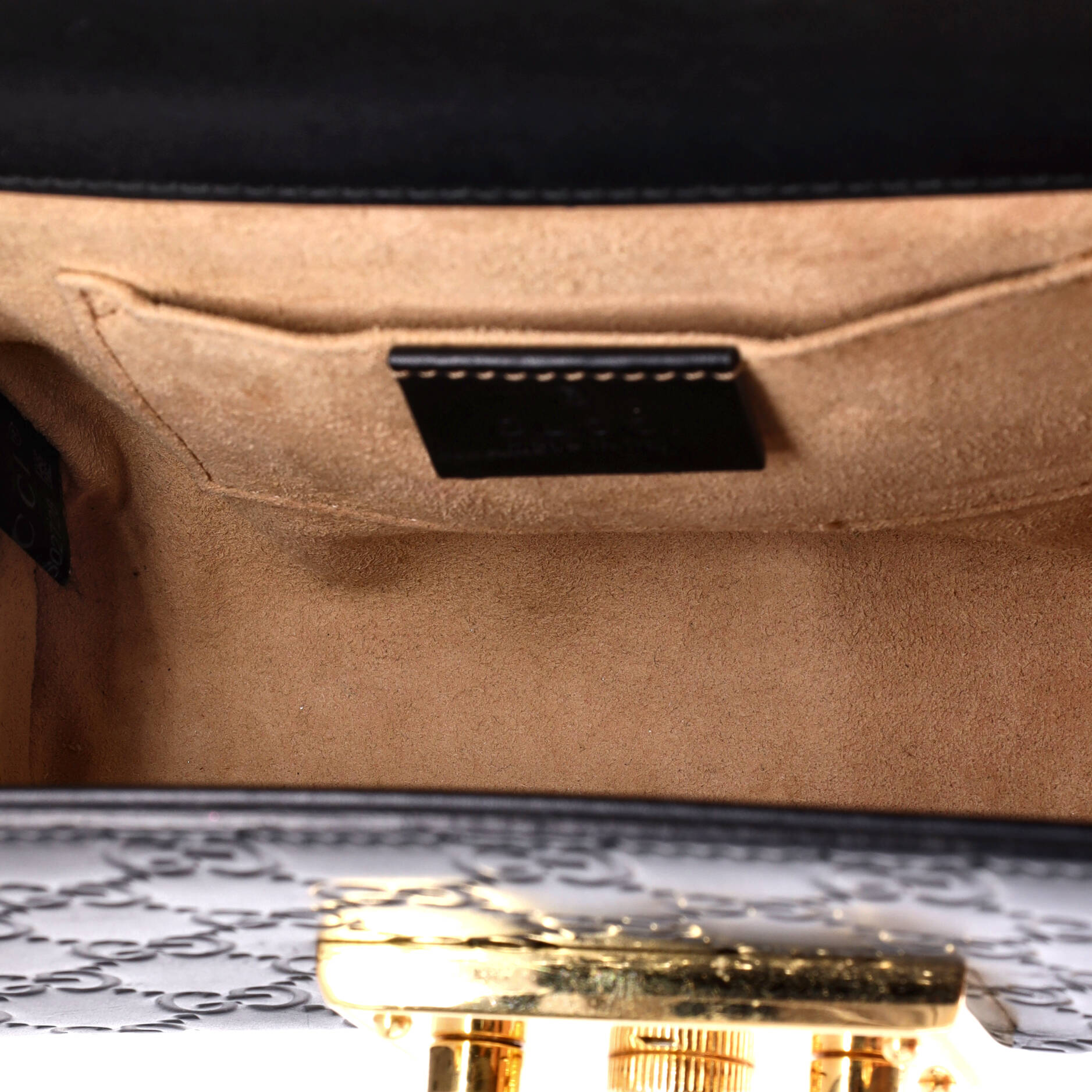 Padlock Shoulder Bag Guccissima Leather Small