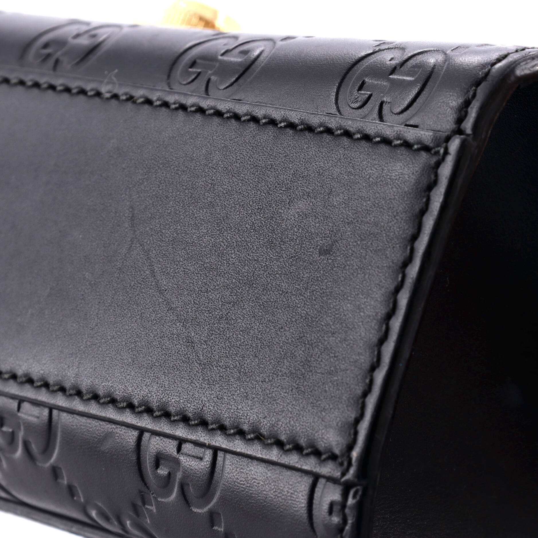 Padlock Shoulder Bag Guccissima Leather Small