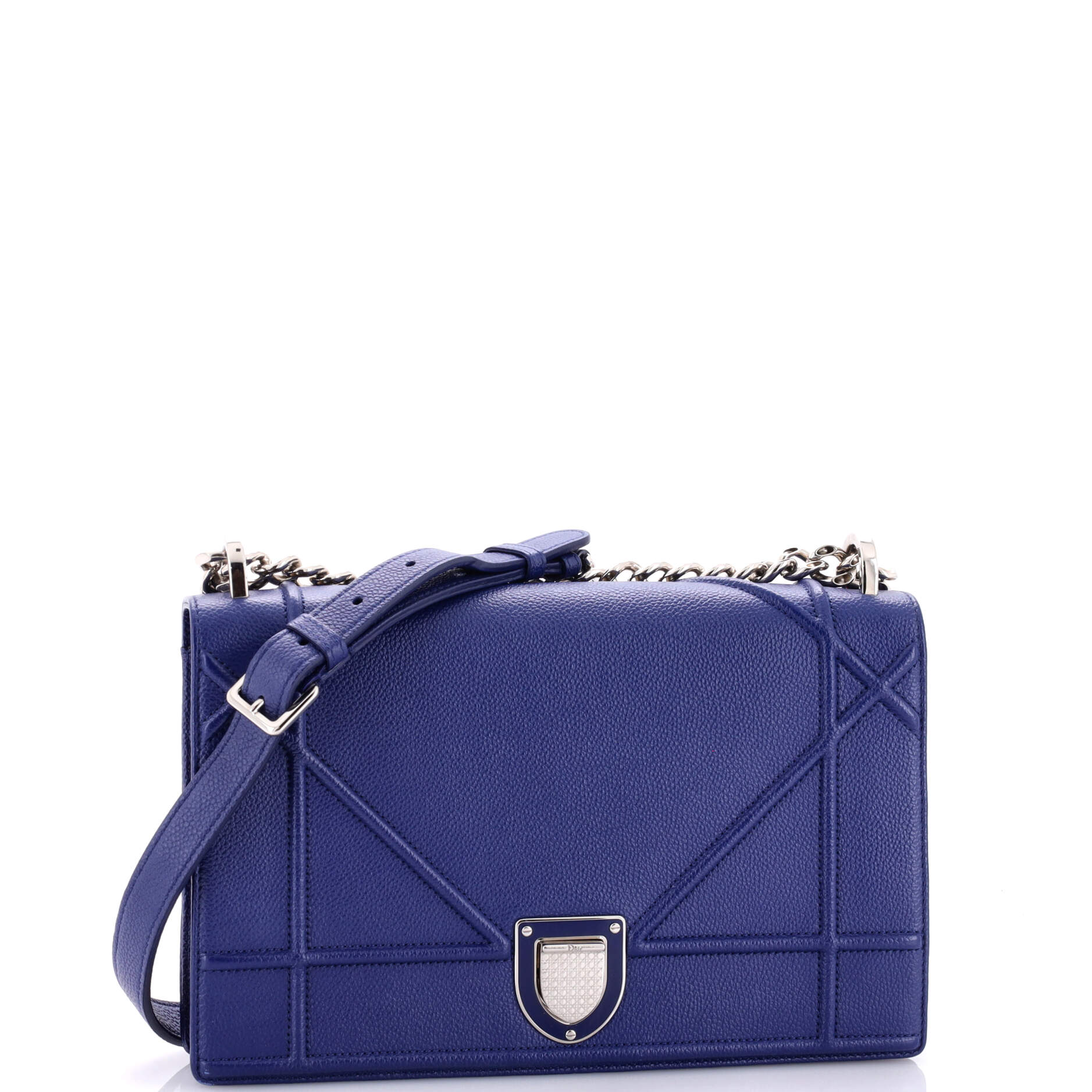 Diorama Flap Bag Grained Calfskin Small