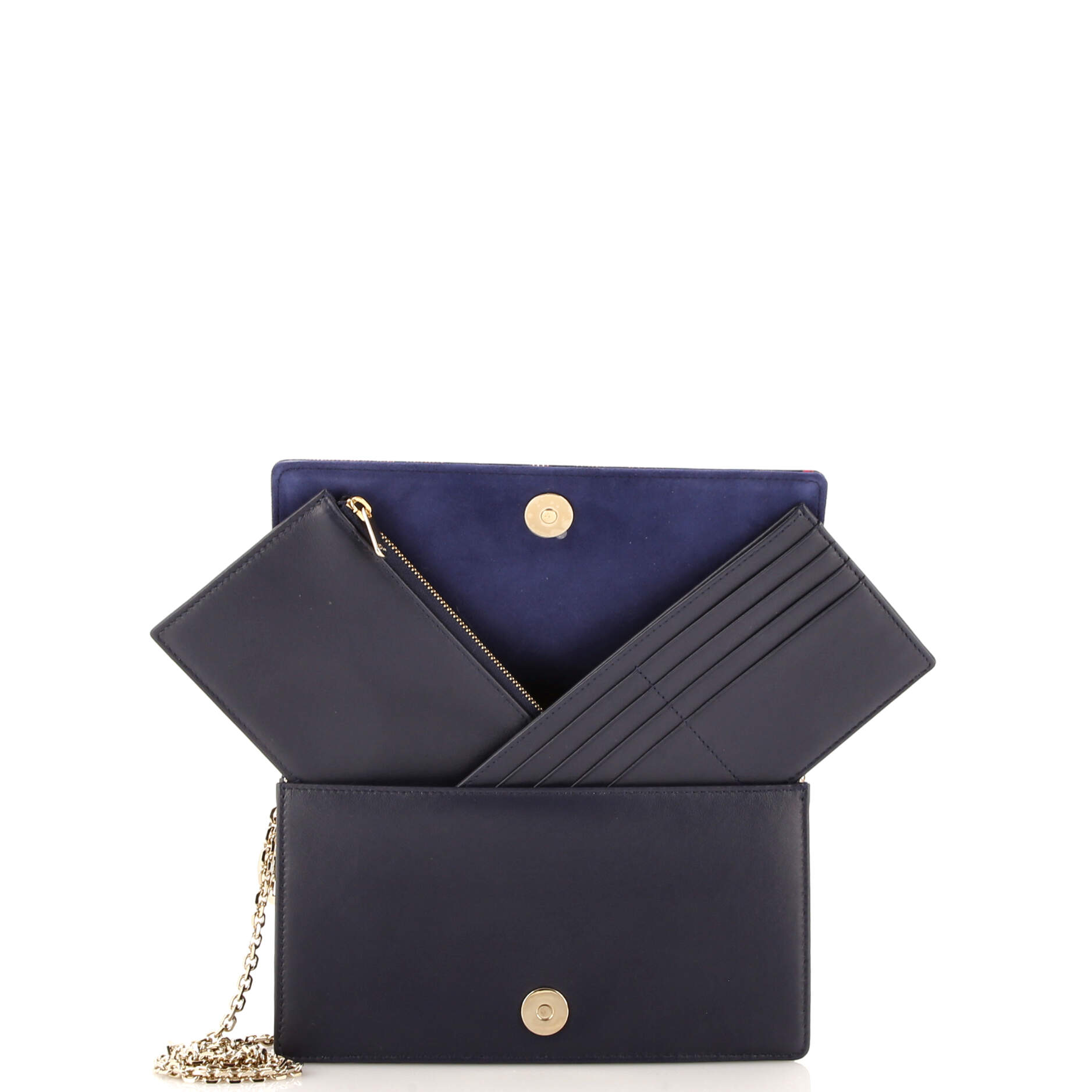 Lady Dior Wallet On Chain Pouch Printed Leather