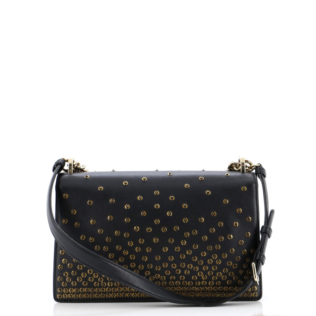 Diorama Flap Bag Sequin Embellished Lambskin Medium