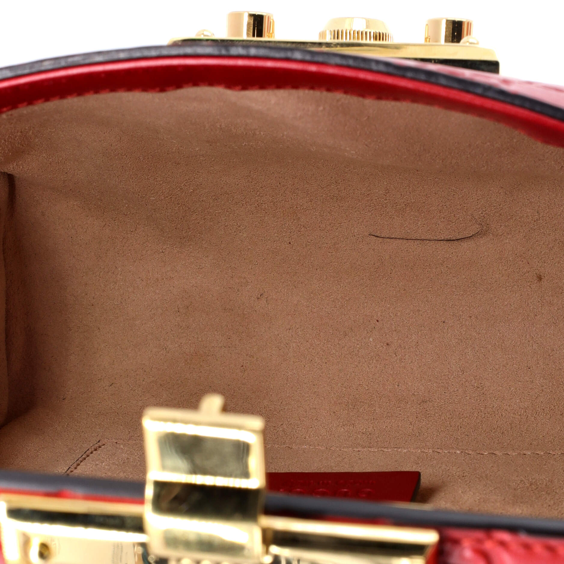 Padlock Shoulder Bag Guccissima Leather Small