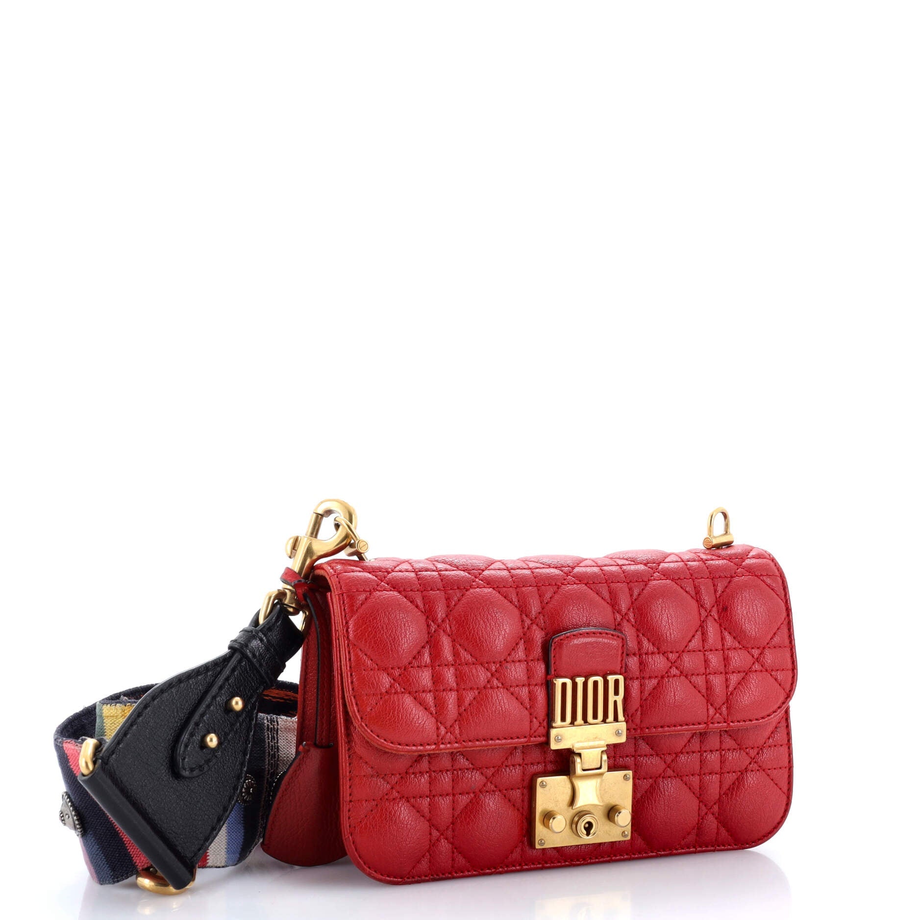 Dioraddict Flap Bag Cannage Quilt Lambskin Small