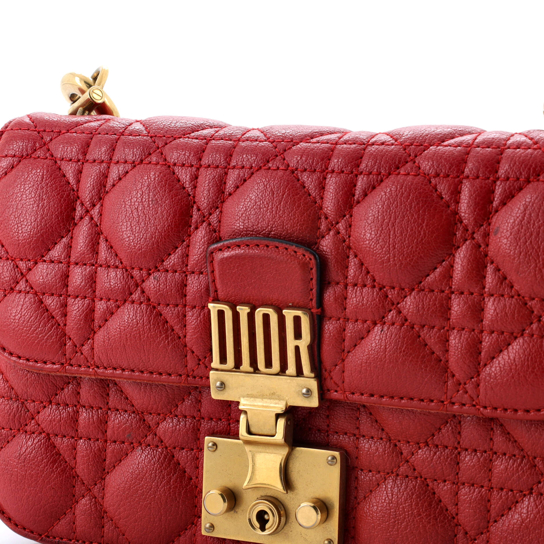 Dioraddict Flap Bag Cannage Quilt Lambskin Small